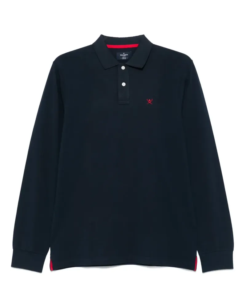 Hackett Klassisches Poloshirt - Blau Blau