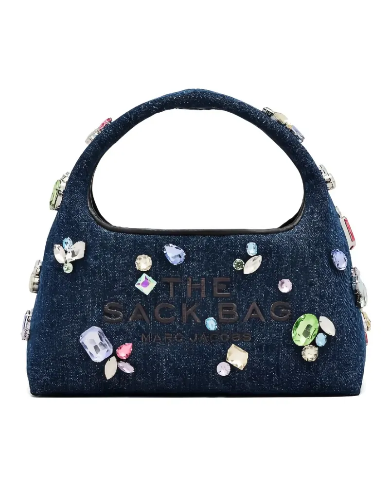 Marc Jacobs Schultertasche mit Kristallen - Blau Blau