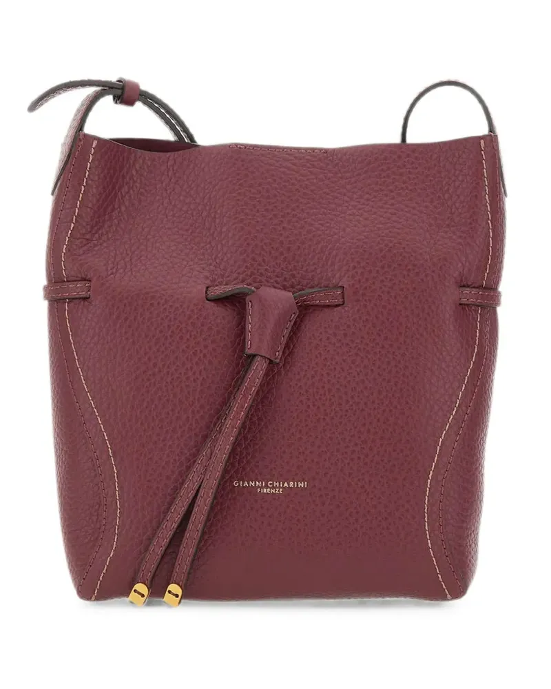 Gianni Chiarini Sienna grained-leather shoulder bag - Rot Rot