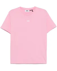 GCDS T-Shirt mit vorstehendem Logo Rosa