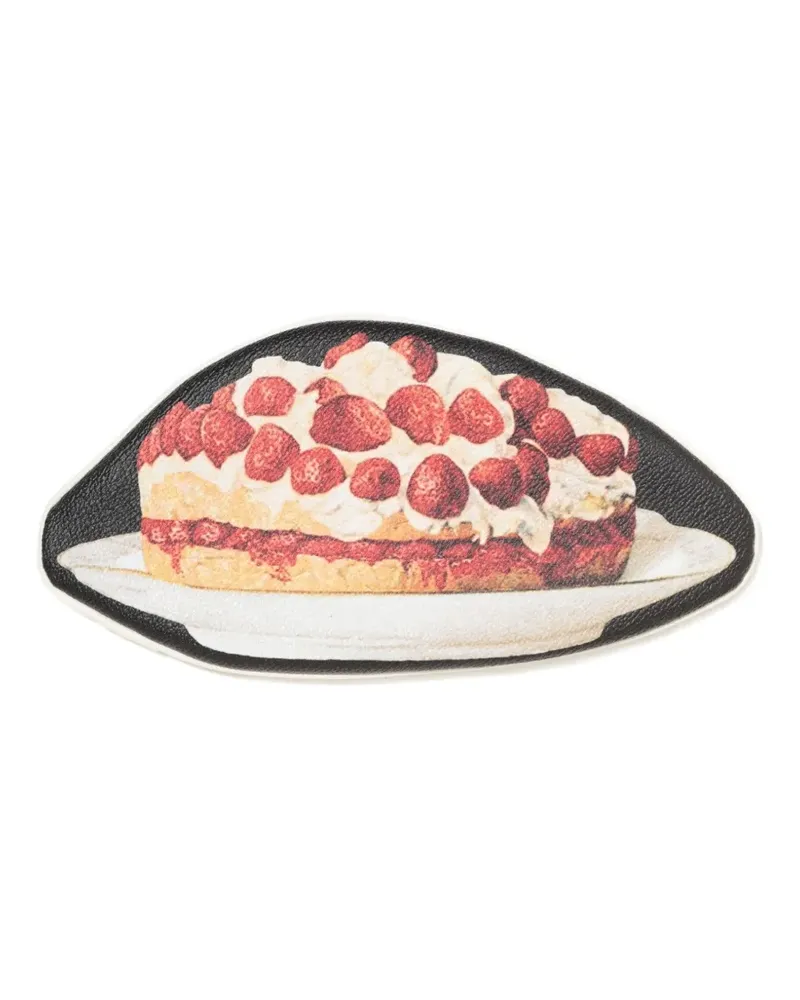 Undercover Kosmetiktasche mit Kuchen-Print - Schwarz Schwarz