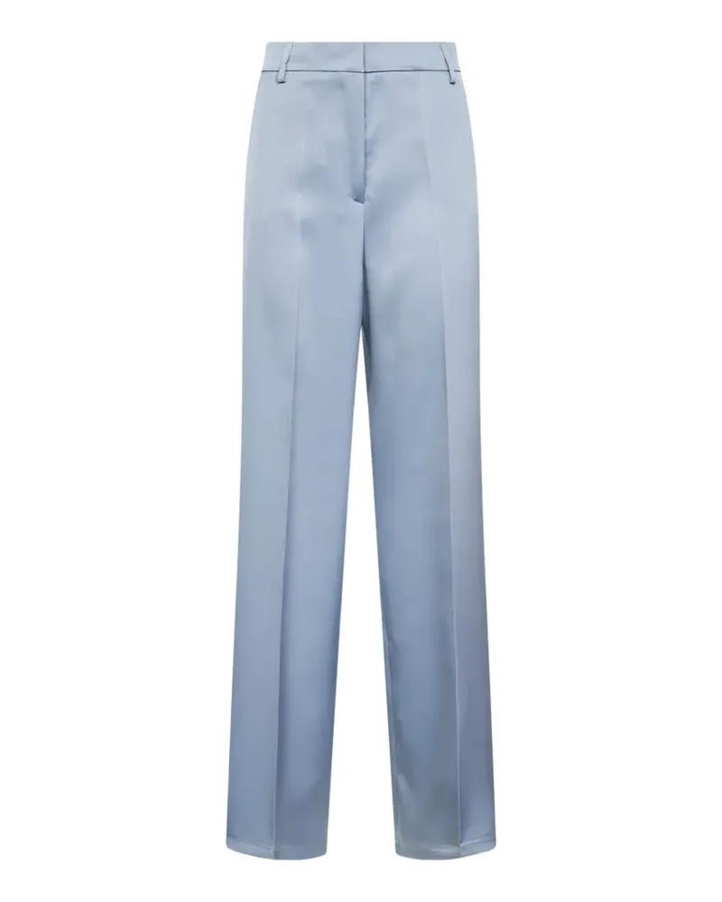 Blanca Hose aus Satin - Blau Blau