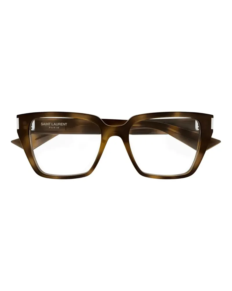 Saint Laurent SL 930 Brille mit eckigem Gestell - Braun Braun