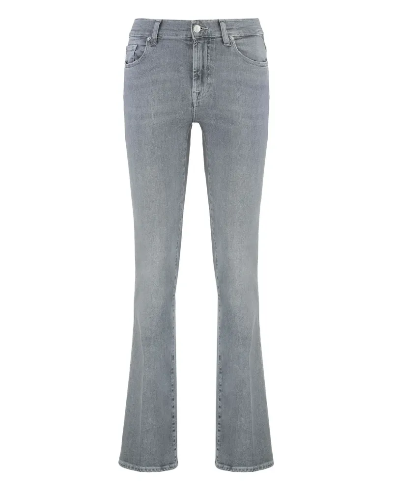 7 for all mankind Bootcut-Jeans mit Logo-Detail - Grau Grau