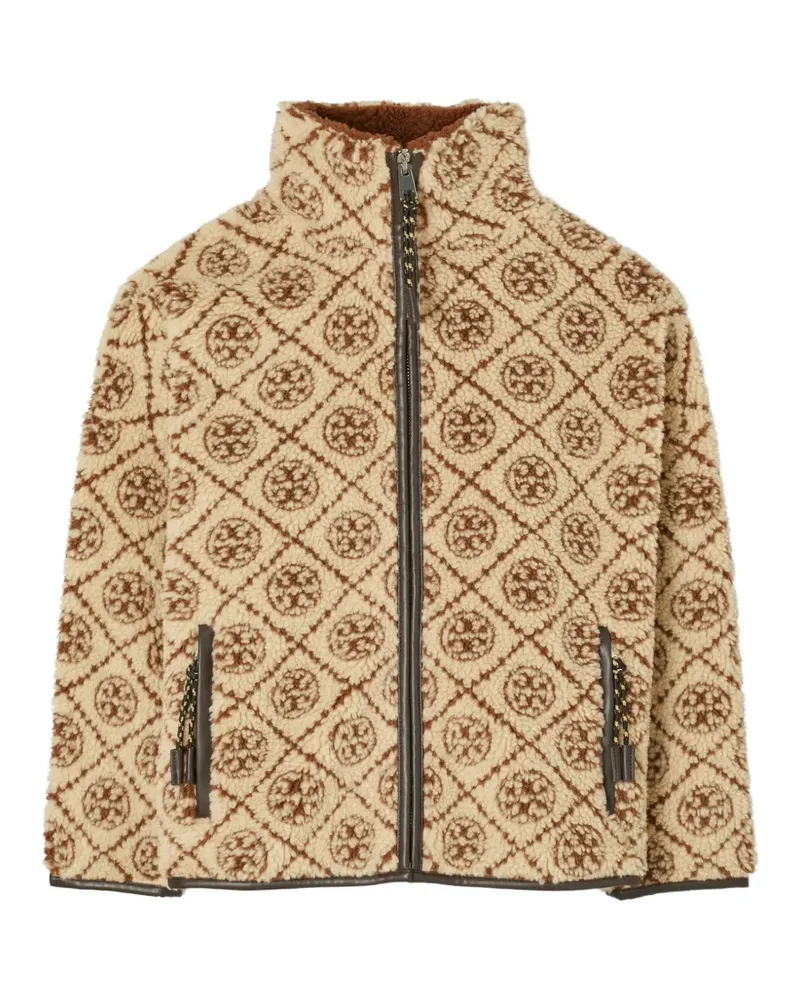 Tory Burch T Monogram Fleecejacke - Nude Nude