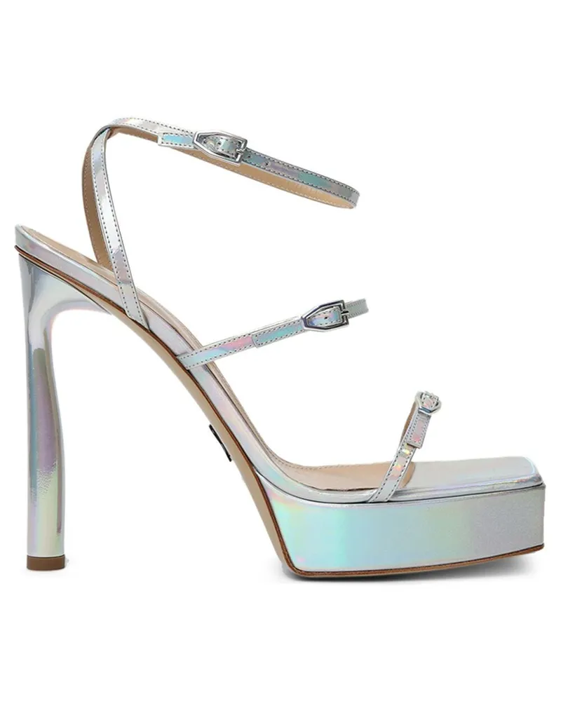 Paul Andrew Slinky Plateau-Sandalen 125mm - Silber Silber
