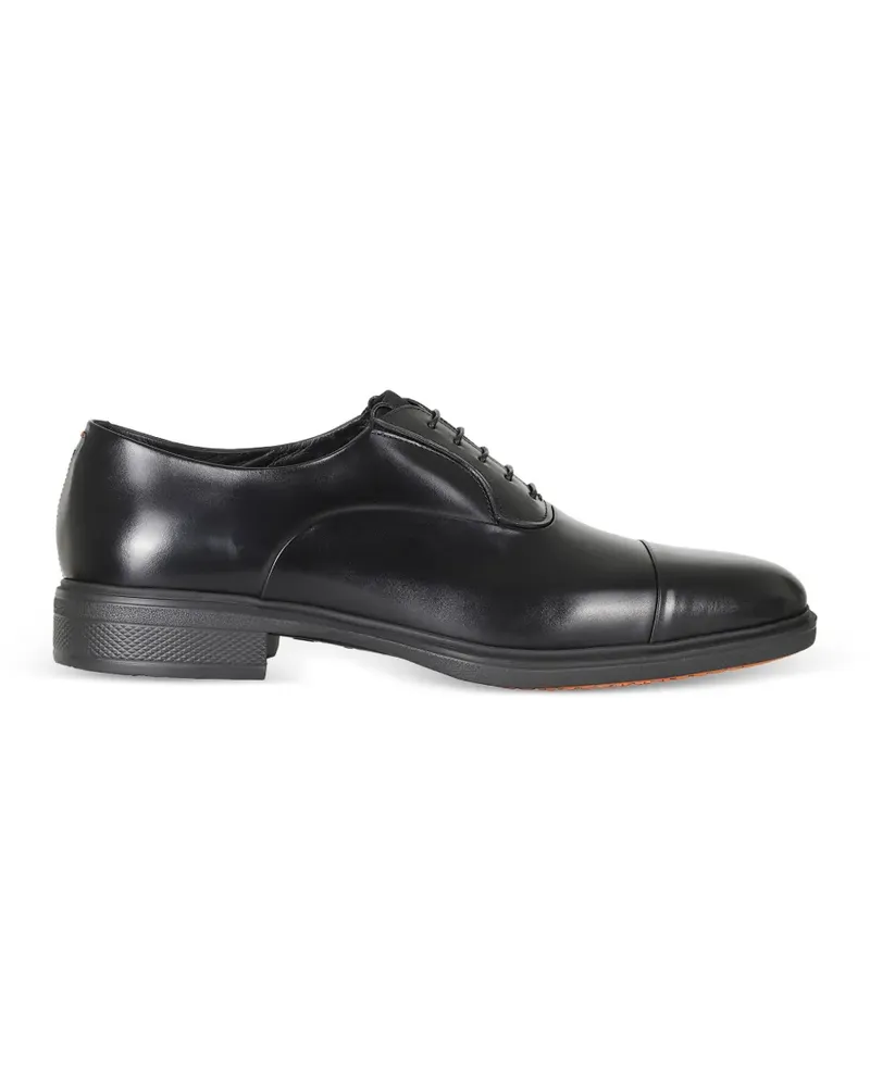 Santoni Easy Oxford-Schuhe - Schwarz Schwarz