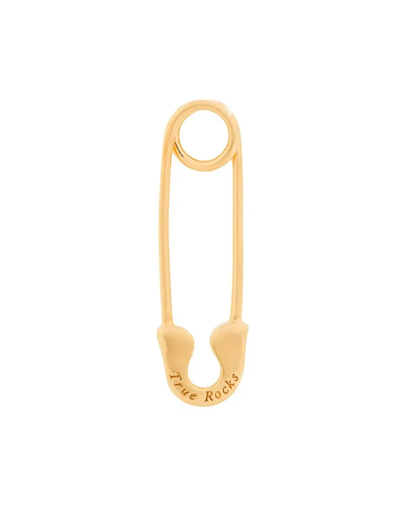 True Rocks Ohrstecker im Sicherheitsnadel-Design - Gold Gold