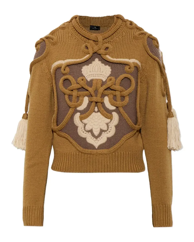 Etro Bestickter Pullover - Braun Braun