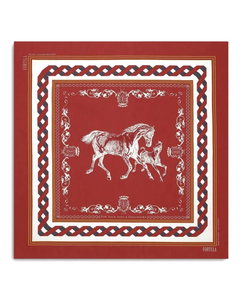 Fortela Spirit-print bandana - Rot Rot