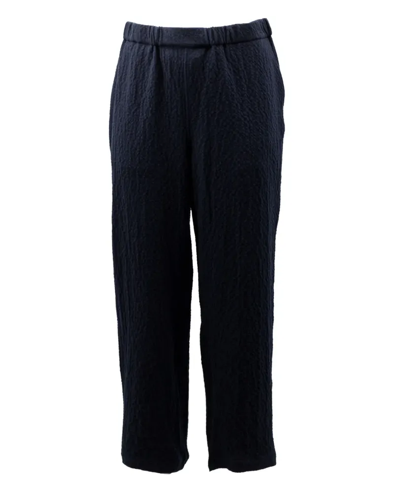 Casey Casey Strukturierte Hose mit Taschen - Blau Blau
