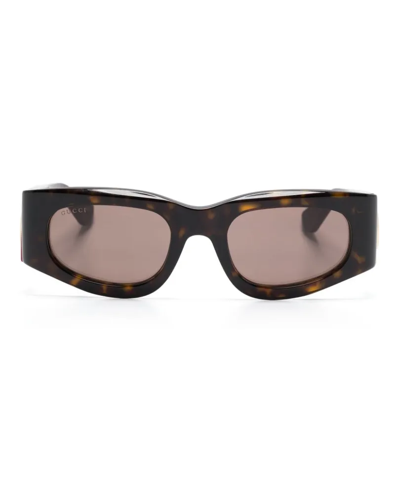 Gucci Sonnenbrille mit GG - Violett Violett