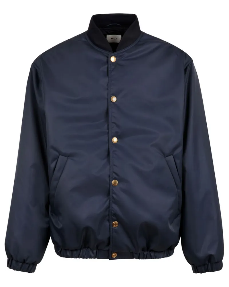 Bally Bomberjacke mit Stehkragen Blau