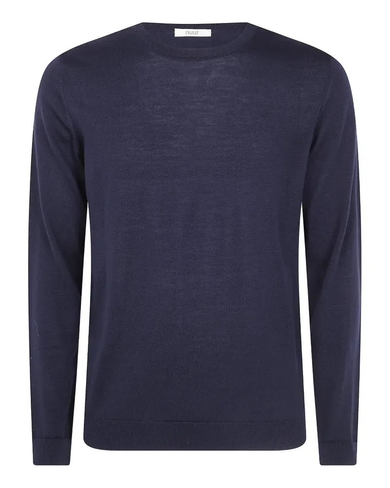 Nuur Pullover mit rundem Ausschnitt - Blau Blau