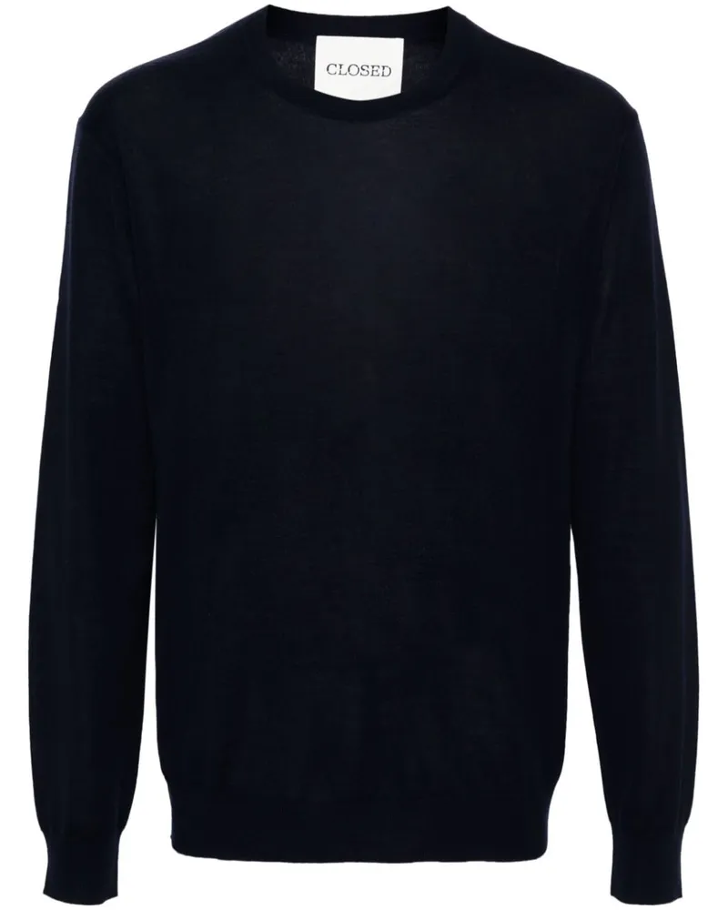 Closed Klassischer Pullover - Blau Blau
