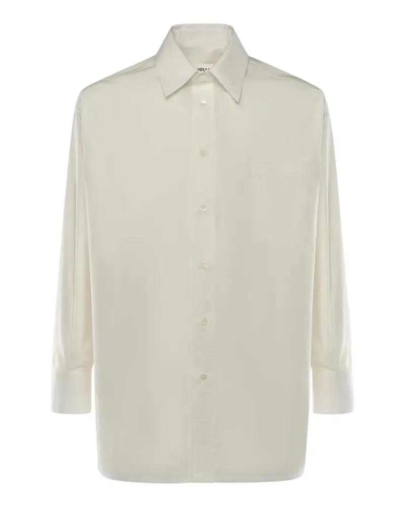 Maison Margiela chest-pocket buttoned shirt - Weiß Weiß