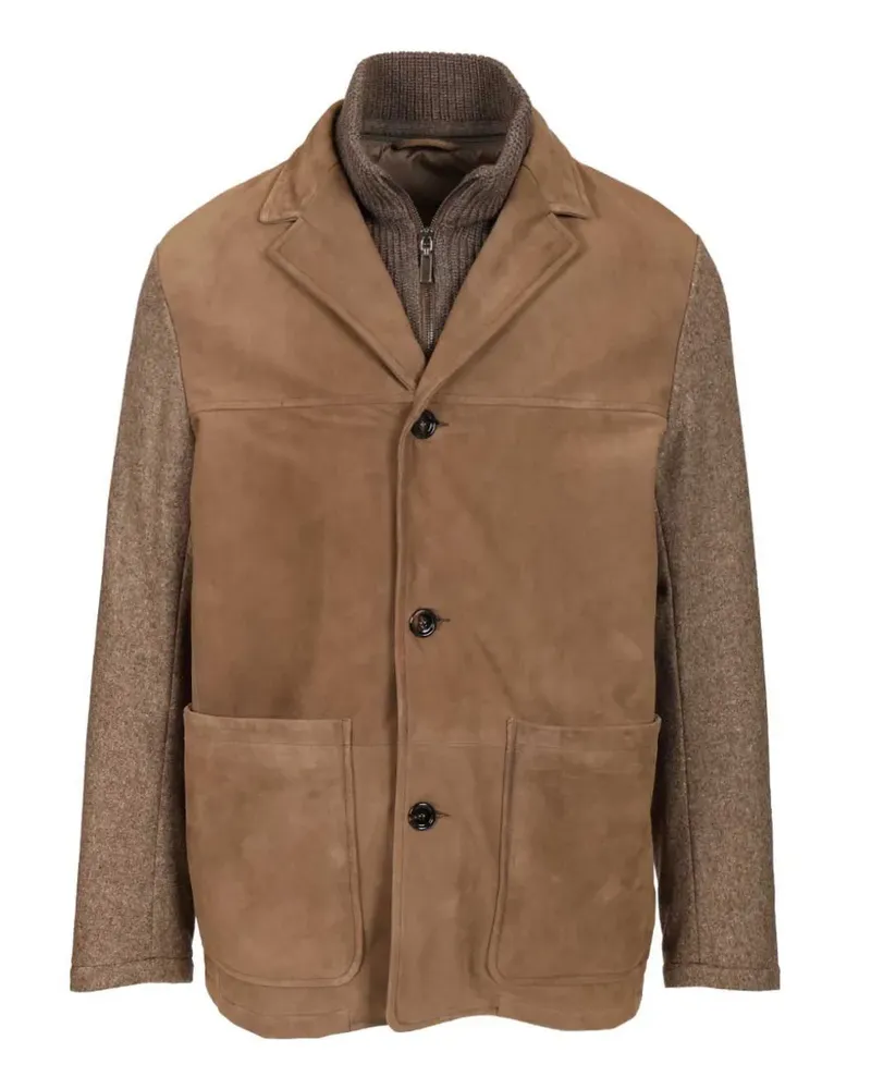 Al Duca D’Aosta 1902 panelled notch-lapel jacket - Braun Braun