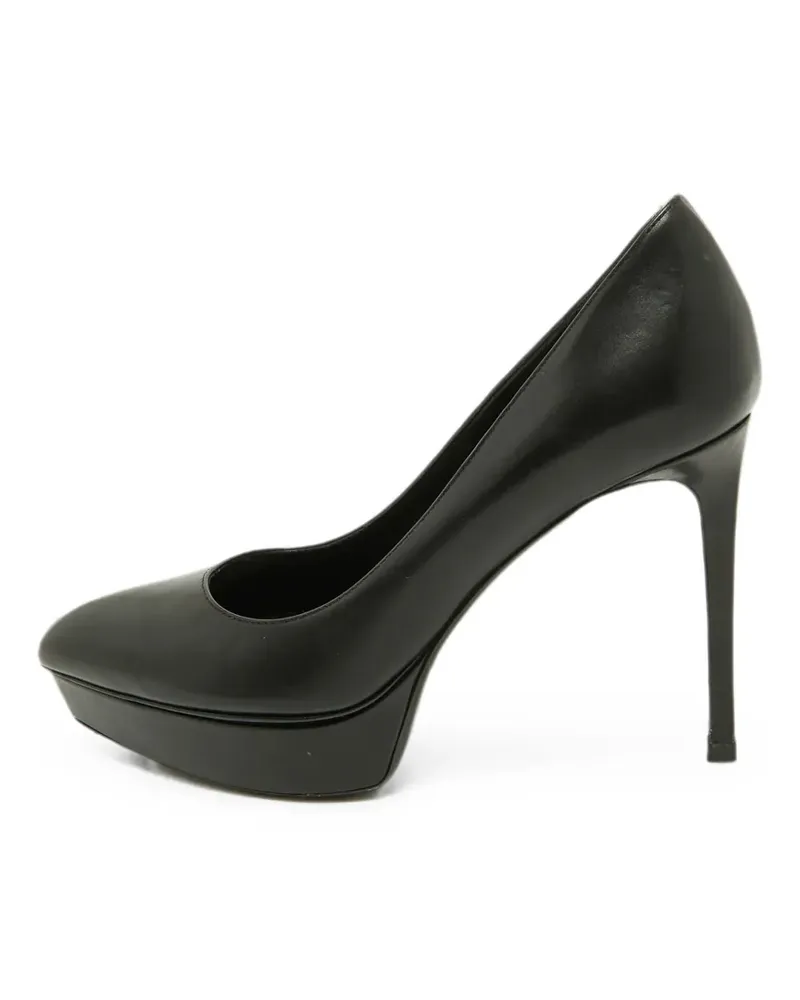 Casadei point-toe platform pumps - Schwarz Schwarz