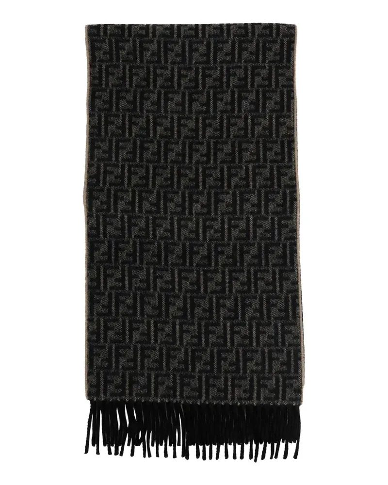 Fendi FF Schal - Schwarz Schwarz