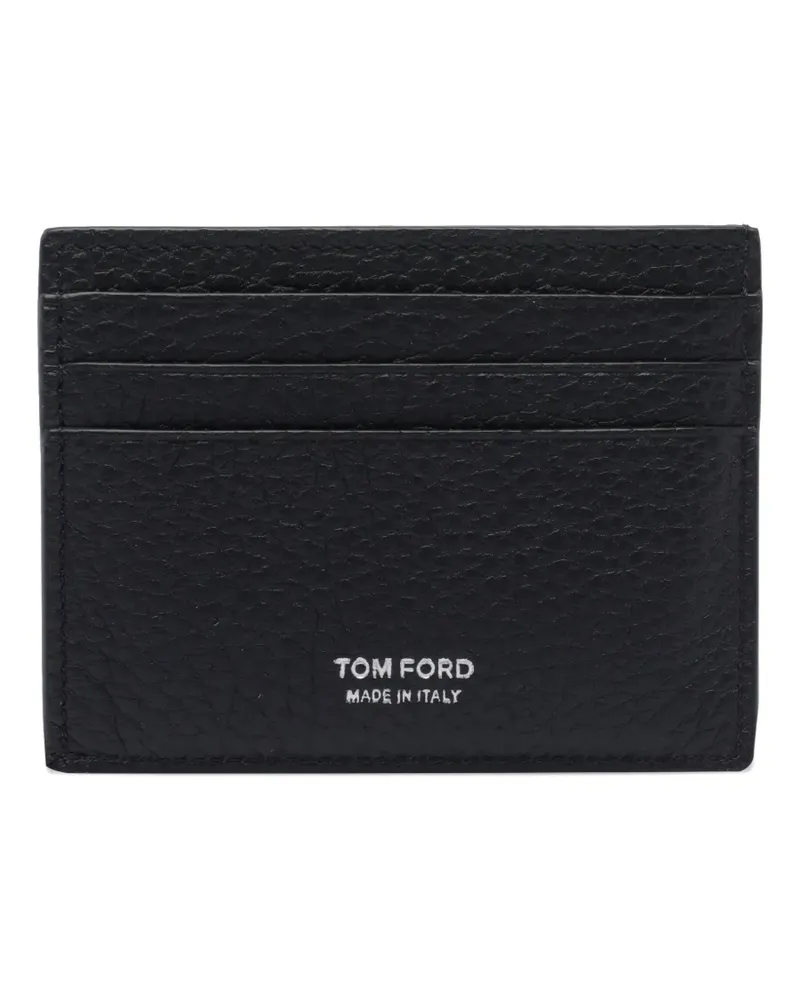 Tom Ford Kartenetui mit Logo-Stempel - Schwarz Schwarz