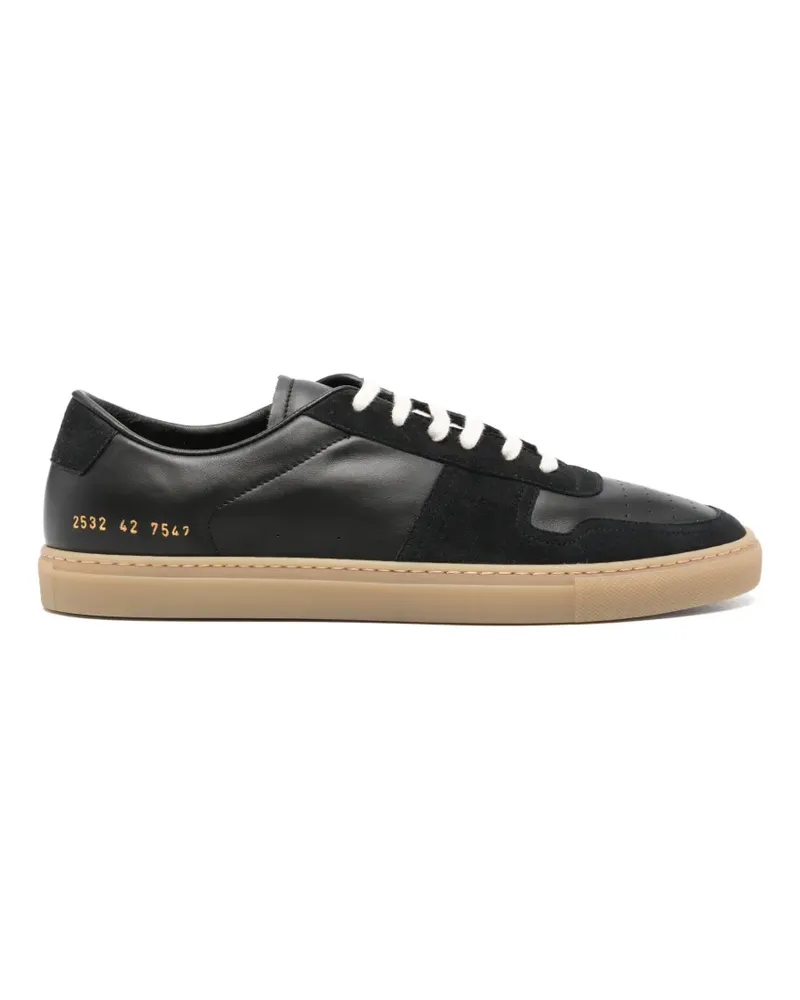 Common Projects suede-panels sneakers - Schwarz Schwarz