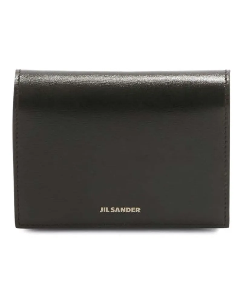 Jil Sander Kartenetui mit Logo-Prägung - Schwarz Schwarz