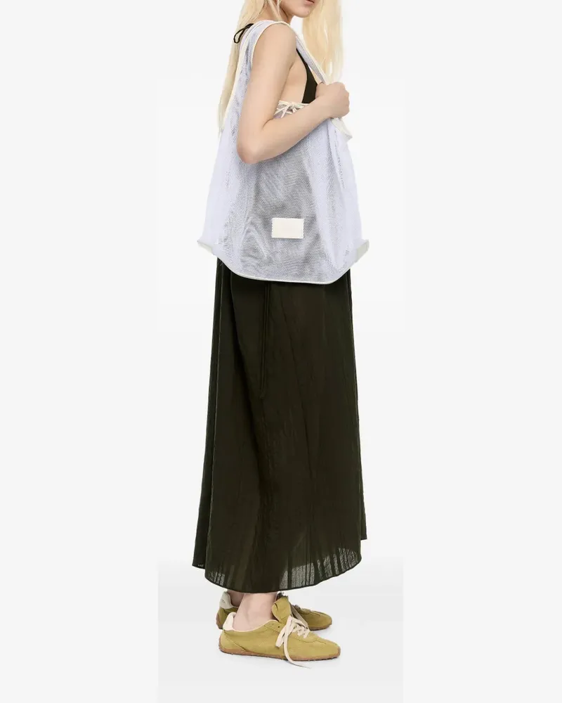BIMBA Y LOLA Paper Schultertasche - Weiß Weiß