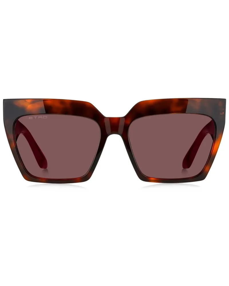 Etro Tailoring Sonnenbrille mit Cat-Eye-Gestell - Rot Rot