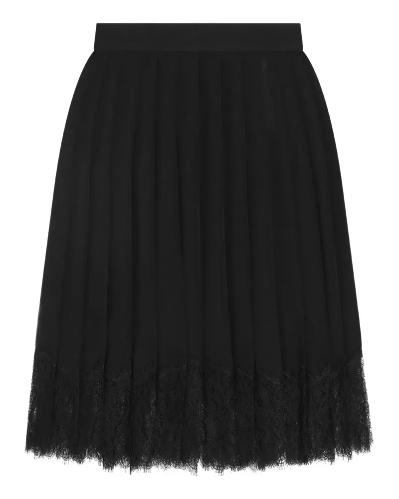 Dolce & Gabbana Minirock mit Spitze - Schwarz Schwarz