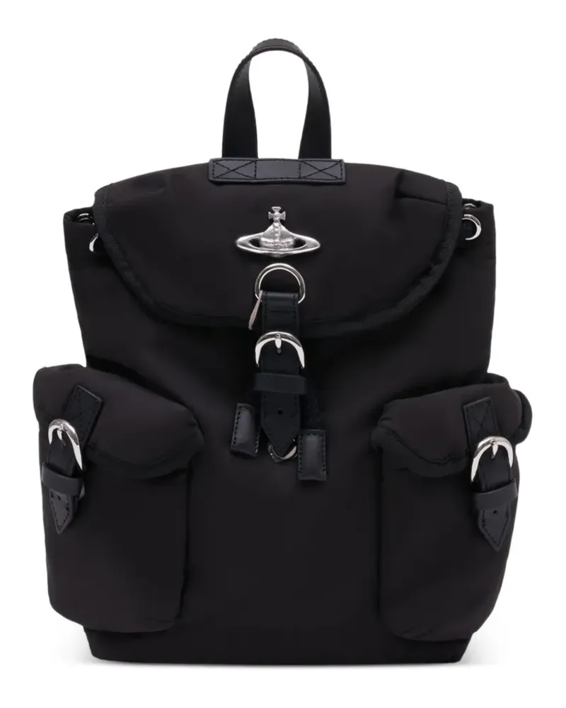 Vivienne Westwood Kleiner Highland Rucksack - Schwarz Schwarz