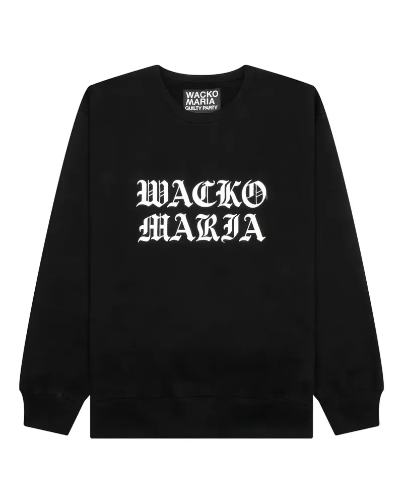 Wacko Maria Sweatshirt mit Logo-Print - Schwarz Schwarz