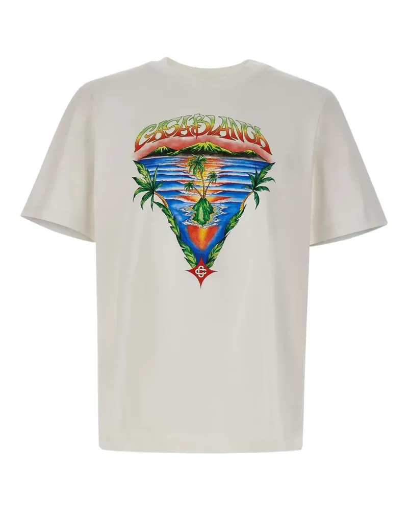 Casablanca Paris Innocence Triangle T-shirt - Weiß Weiß