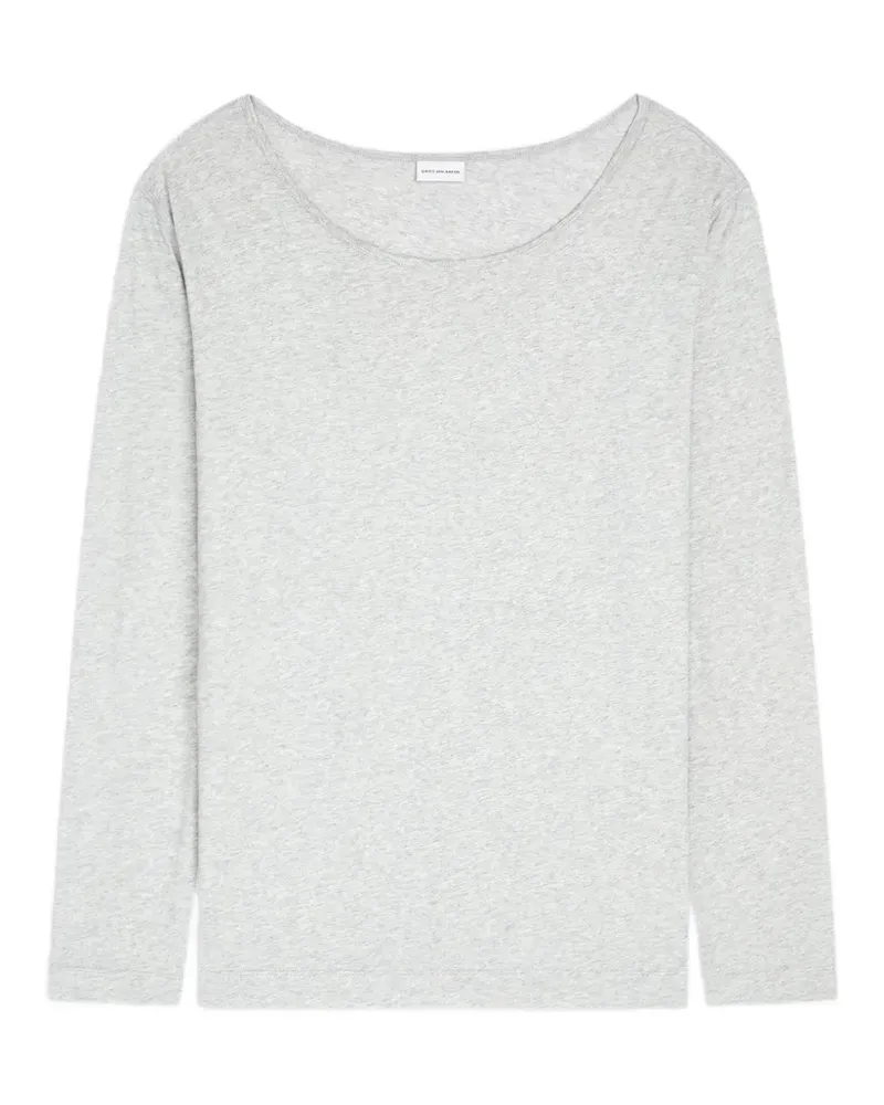 Dries van Noten Klassisches Langarmshirt - Grau Grau