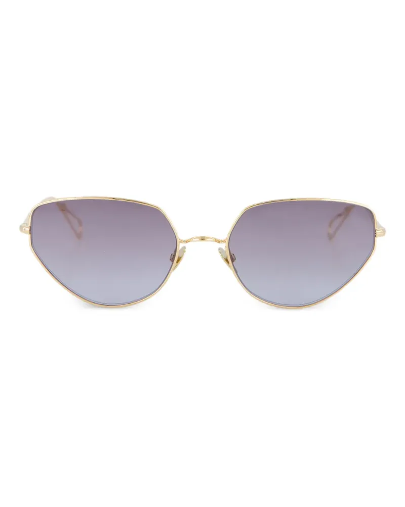 AHLEM Cat-Eye-Sonnenbrille mit Farbverlauf - Gold Gold