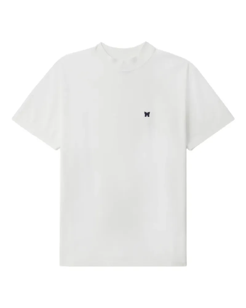 NEEDLES T-Shirt mit Logo-Stickerei - Weiß Weiß