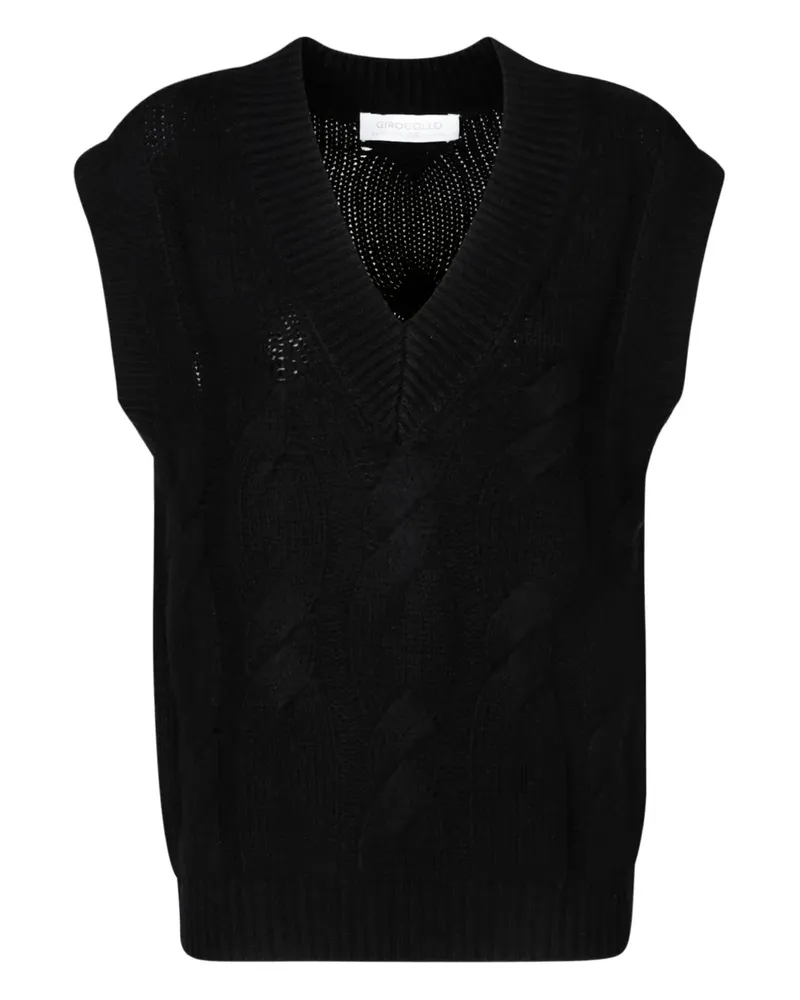 Colmar Pullover mit V-Ausschnitt - Schwarz Schwarz
