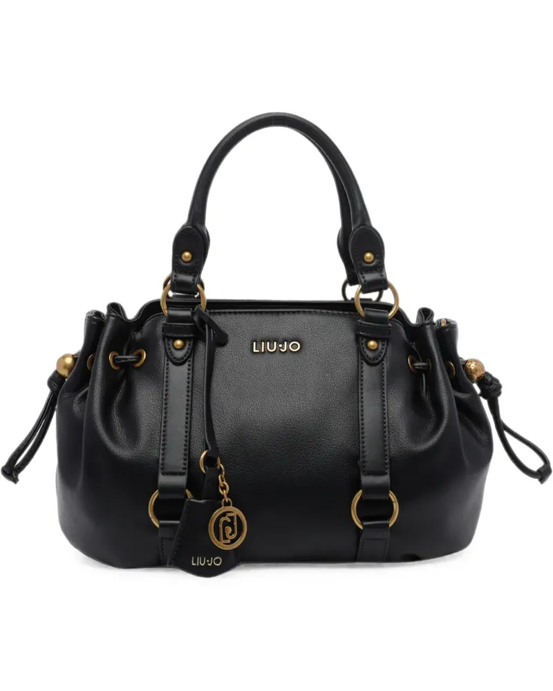 Liu Jo logo-plaque tote bag - Schwarz Schwarz