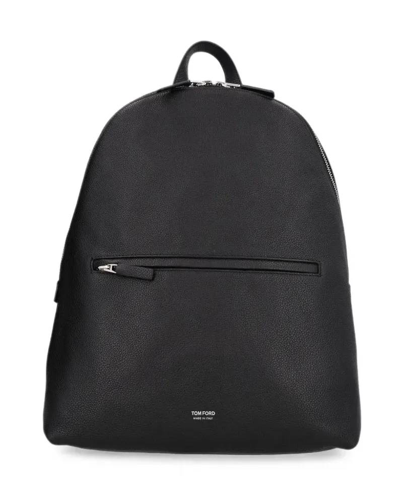 Tom Ford grained leather backpack - Schwarz Schwarz