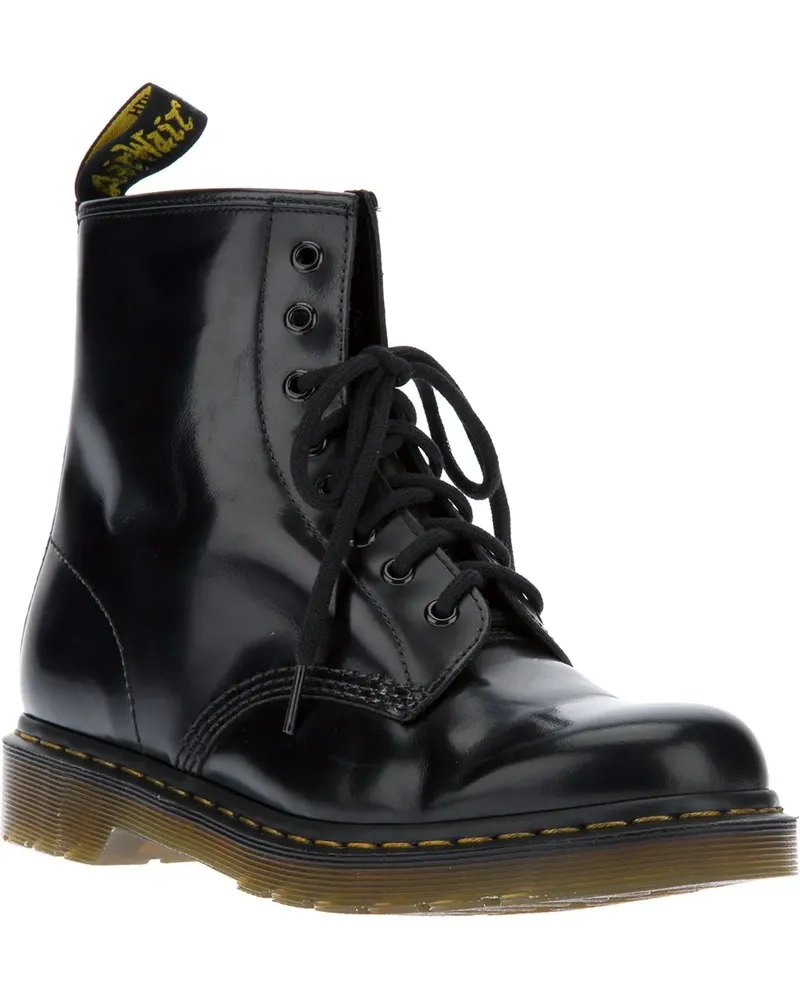 Dr.Martens Stiefel mit Schnürung - Schwarz Schwarz