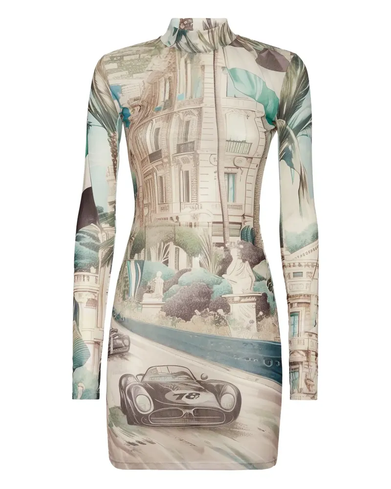 Philipp Plein Racing Minikleid - Nude Nude
