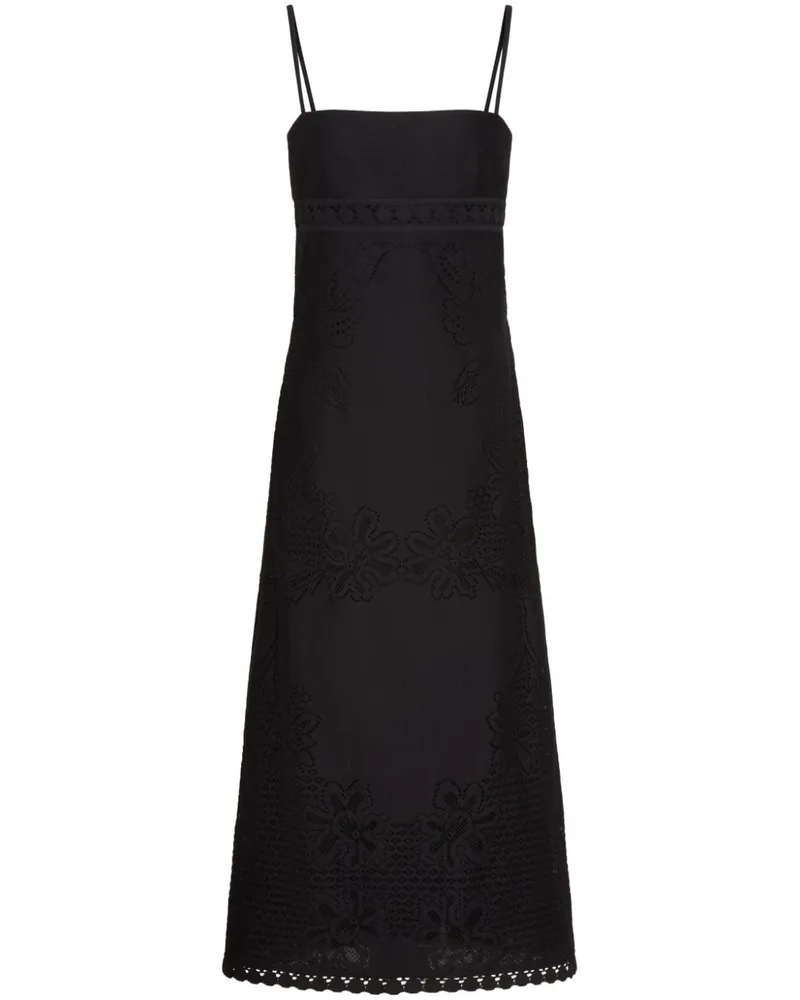 Valentino Garavani Jardin Plat Minikleid - Schwarz Schwarz