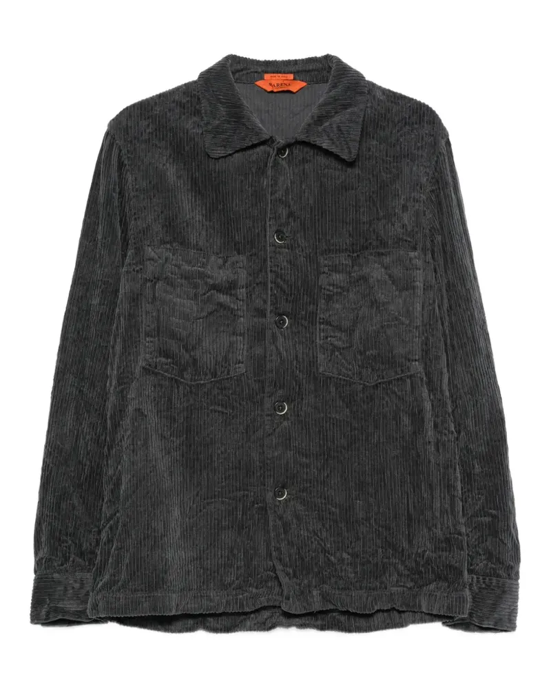 BARENA Fio Hemdjacke aus Cord - Grau Grau