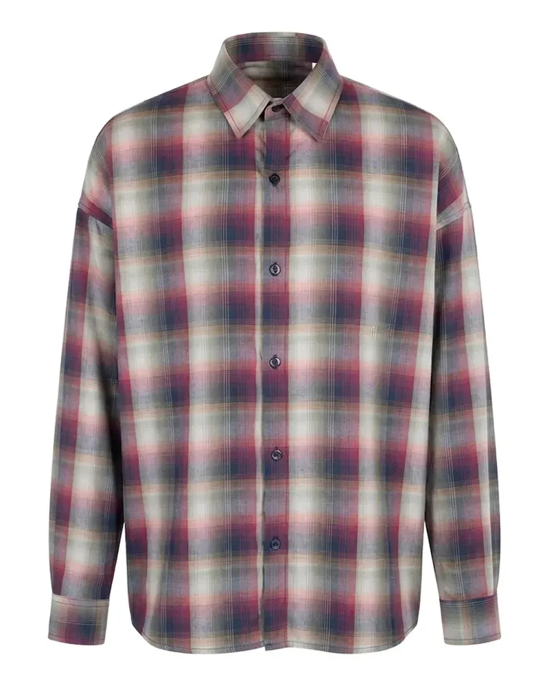 Société Anonyme plaid oversized shirt - Blau Blau