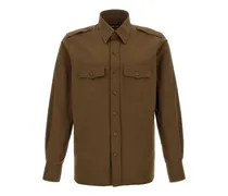 Langärmeliges Hemd - Grün