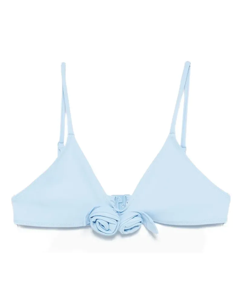 COPERNI bow-detail ribbed bikini top - Blau Blau