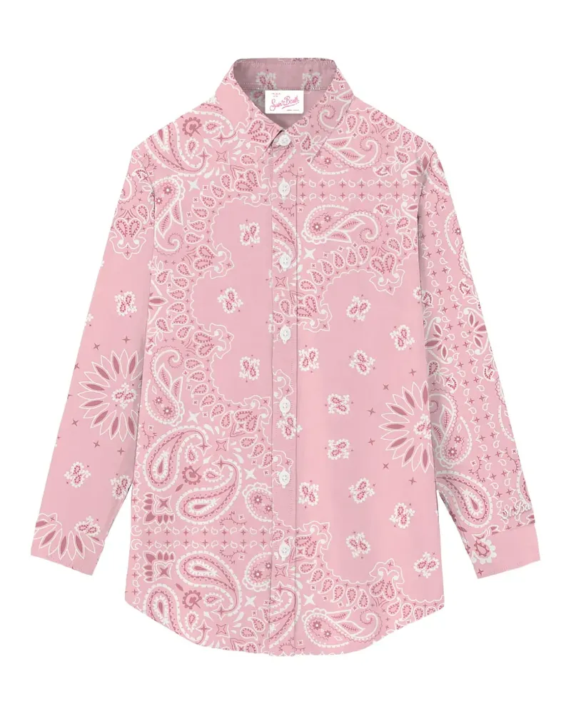 MC2 Saint Barth Brigitte bandana-print shirt - Rosa Rosa