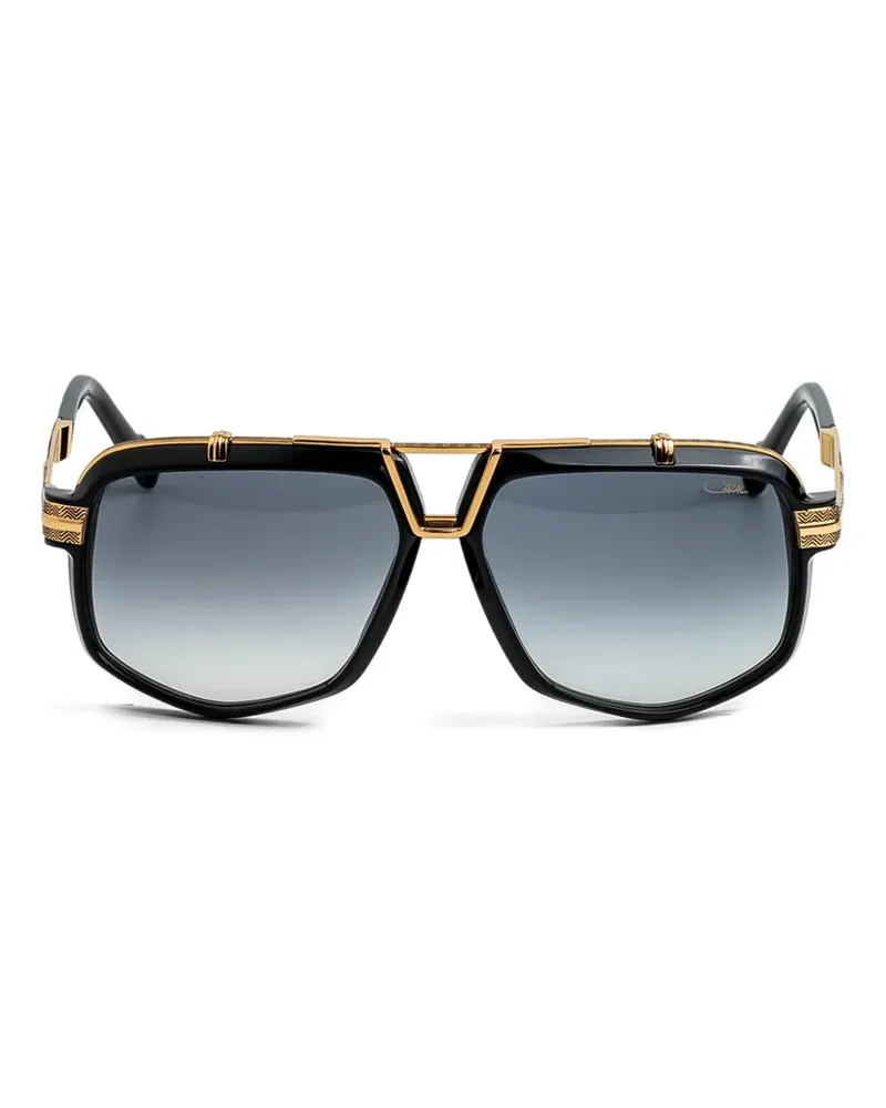 CAZAL 8049 geometric-frame sunglasses - Schwarz Schwarz