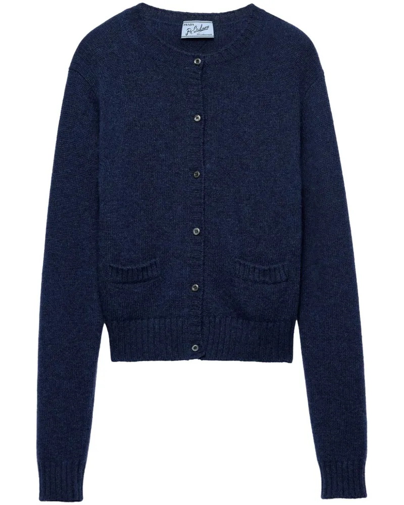 Prada Cardigan aus Kaschmir - Blau Blau