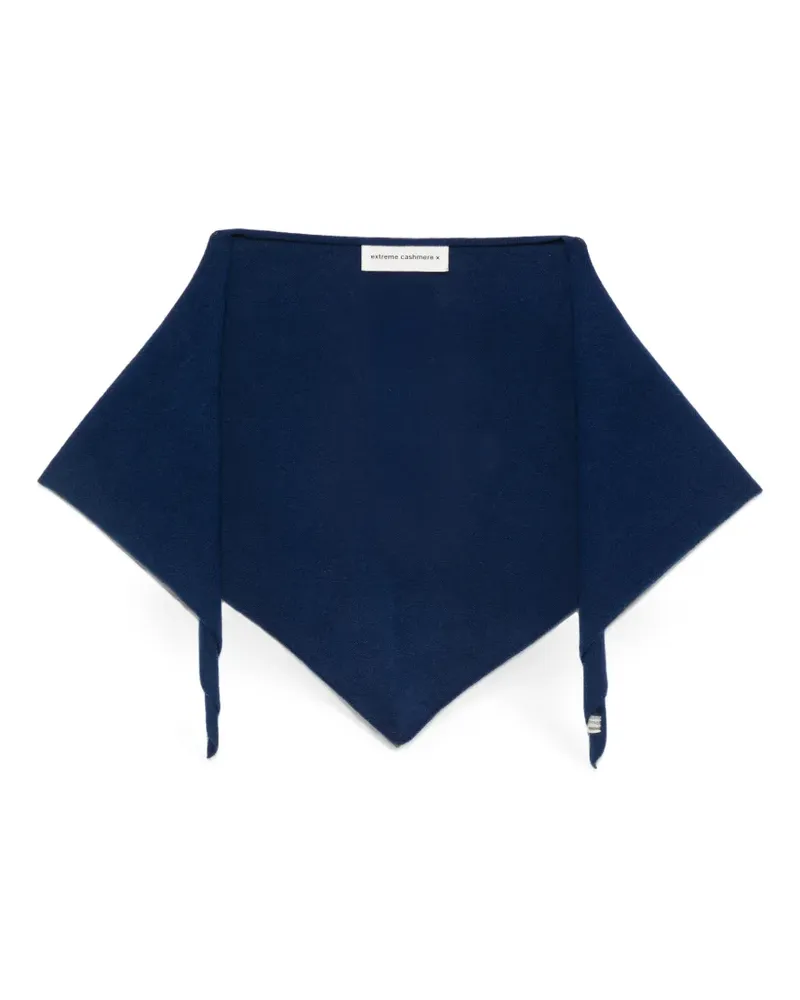 extreme cashmere Dreieckiger Schal - Blau Blau