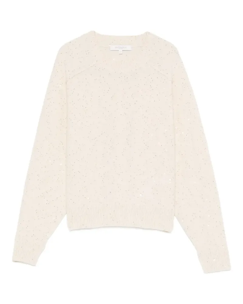 Antonelli Firenze Pullover mit Pailletten - Nude Nude